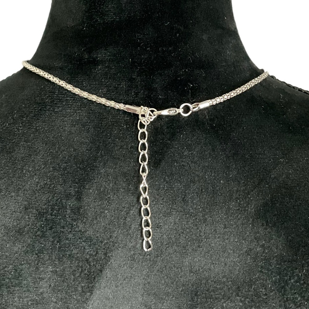 SPIRAL Semiprecious Stone Necklace - Picture 3 of 3